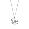 Rocking Horse Silver Necklace