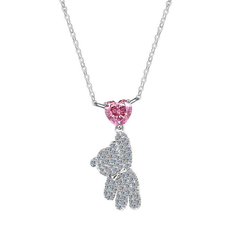 Little Bear Silver Necklace