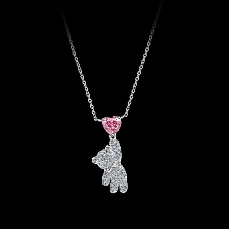 Little Bear Silver Necklace