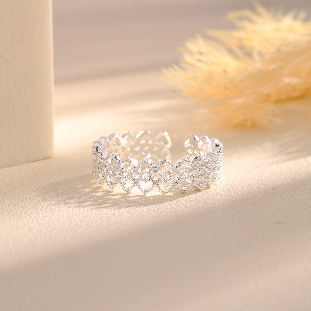 Lace Heart Ring