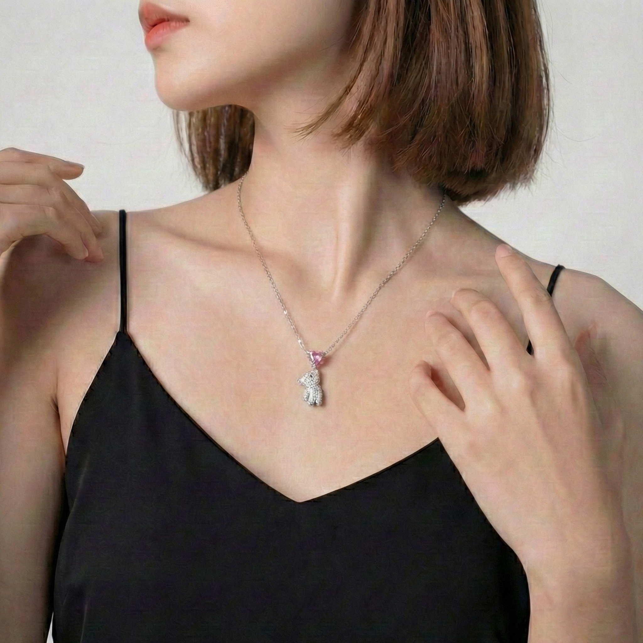 Little Bear Silver Necklace