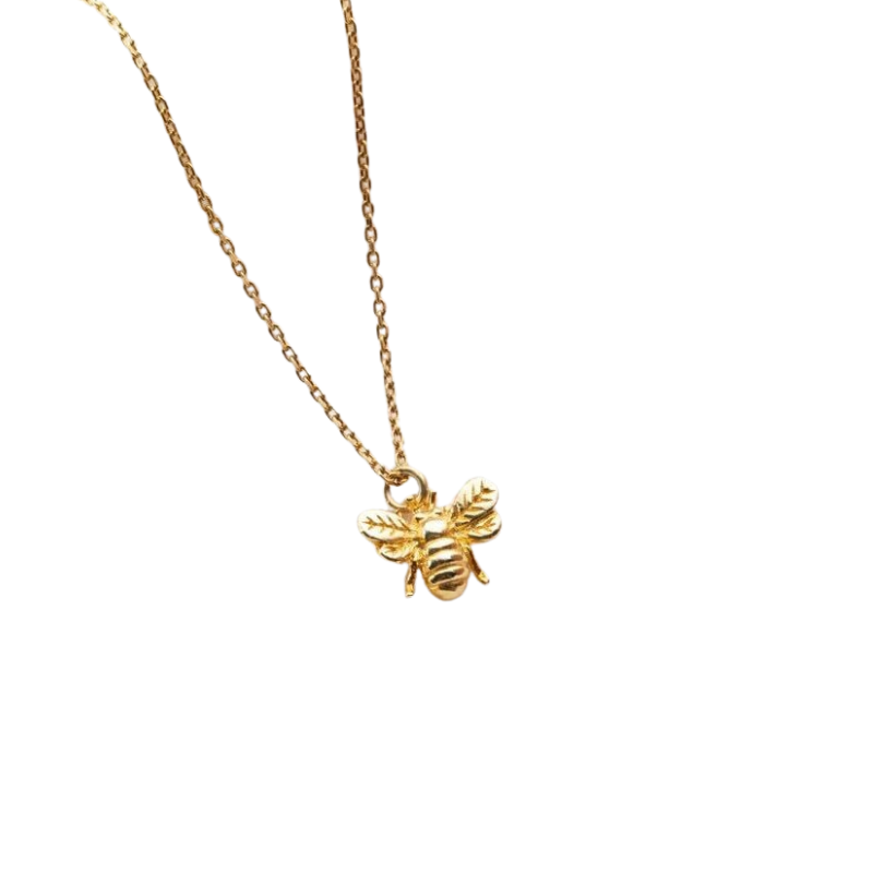 Gold Bee Necklace