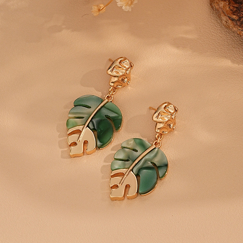 Leaf Trendy Style Earrings