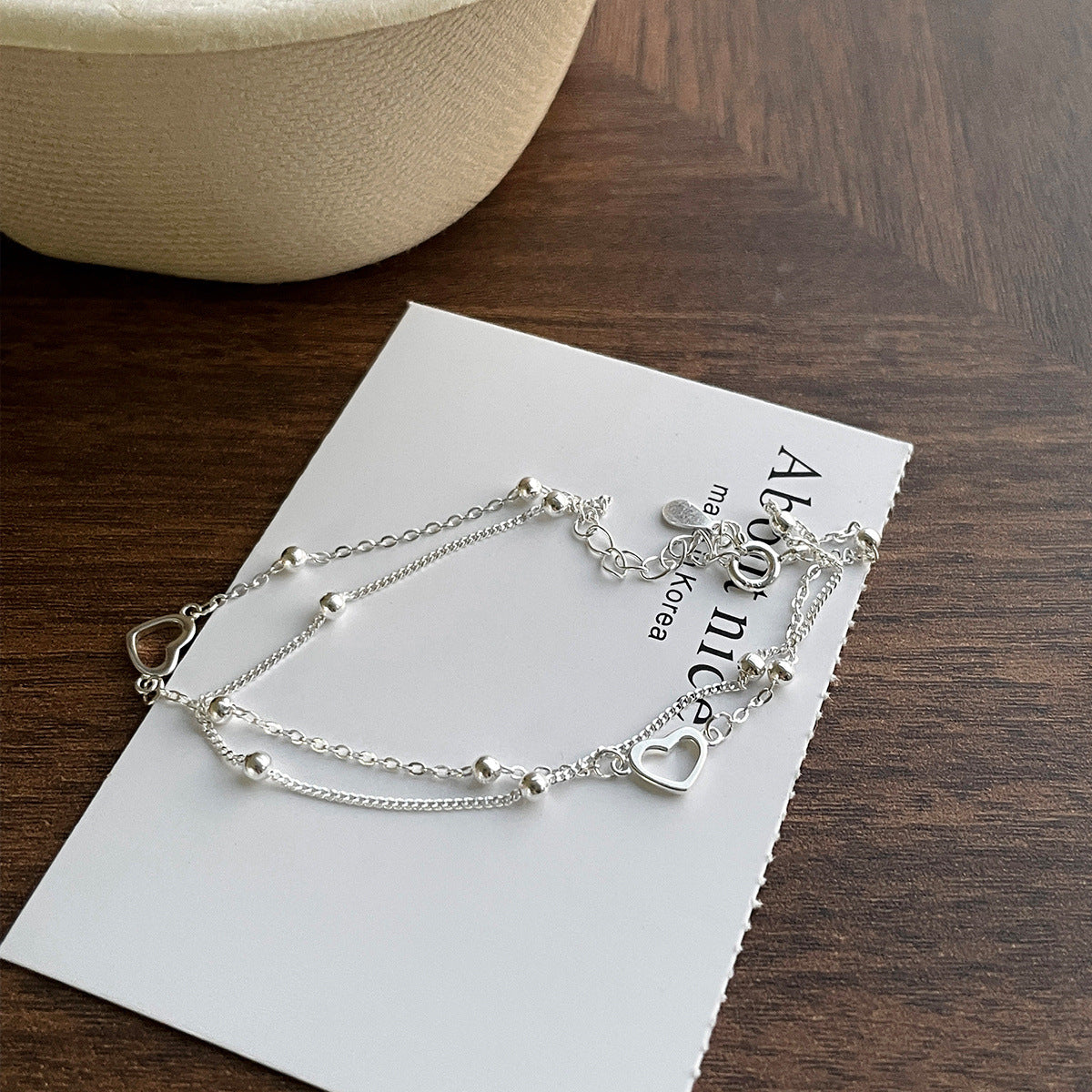 Silver Heart Bracelet