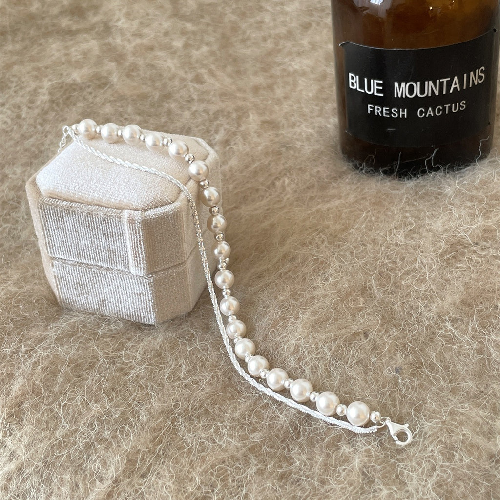 Beaded Pearl Bracelet