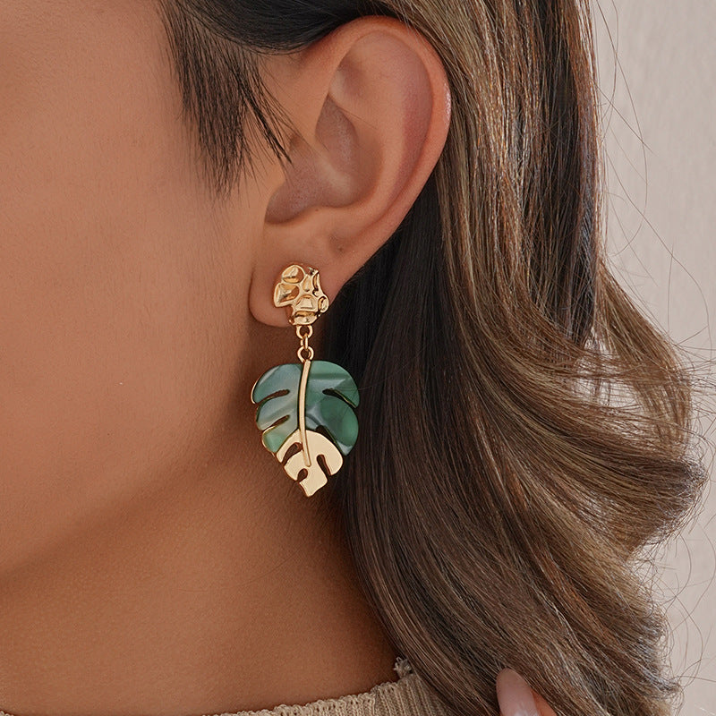Leaf Trendy Style Earrings