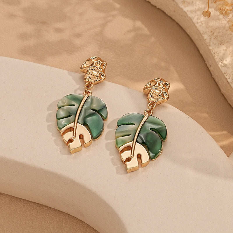 Leaf Trendy Style Earrings