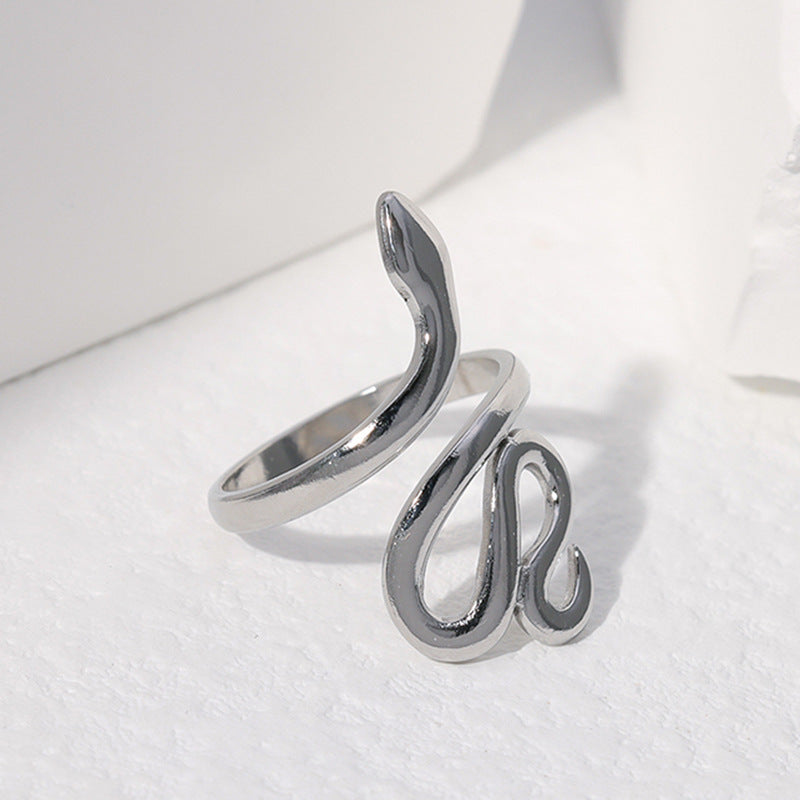 Snake-shaped Adjustable Ring